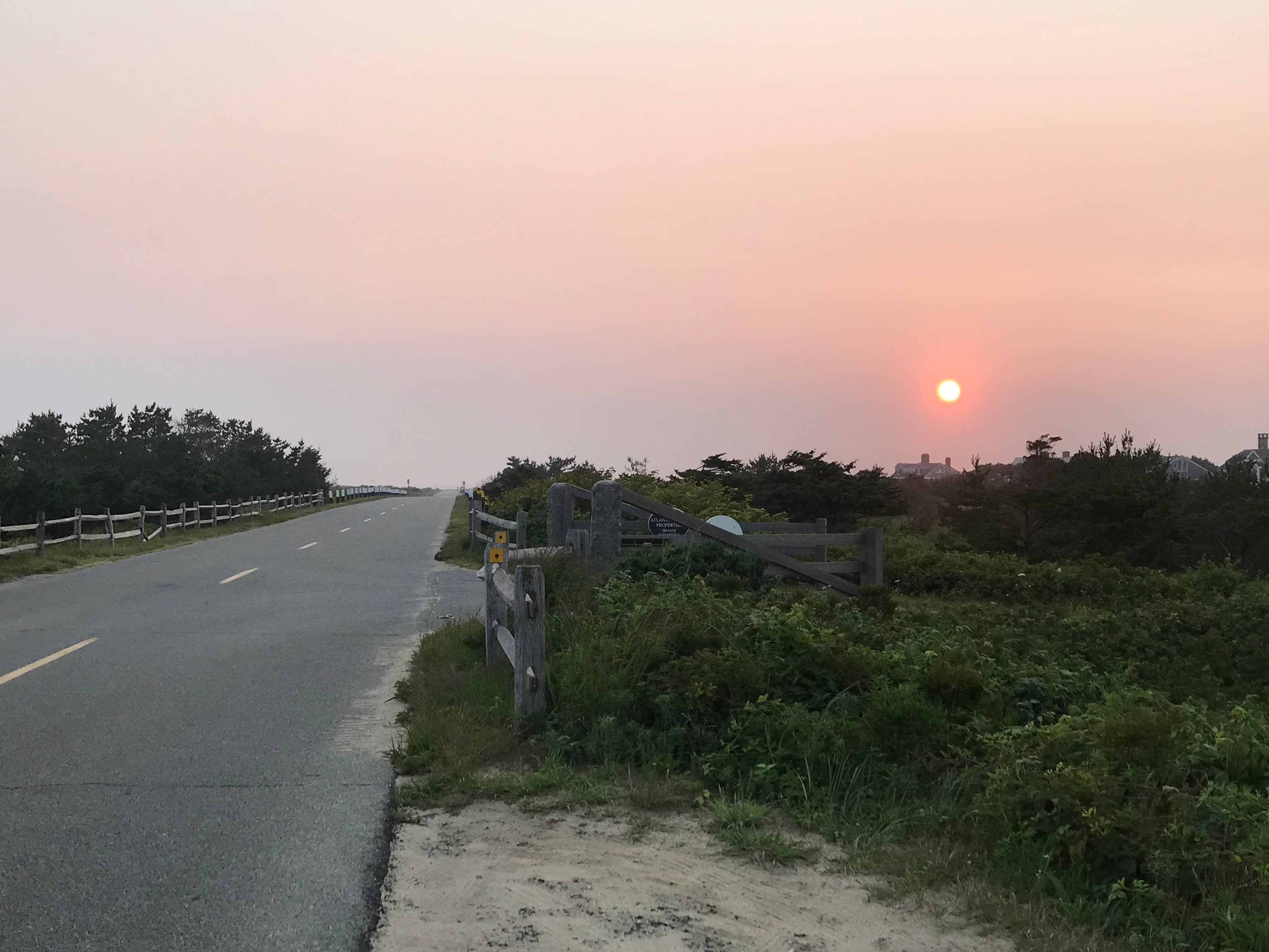 Sunset in Edgartown, Martha's Vineyard