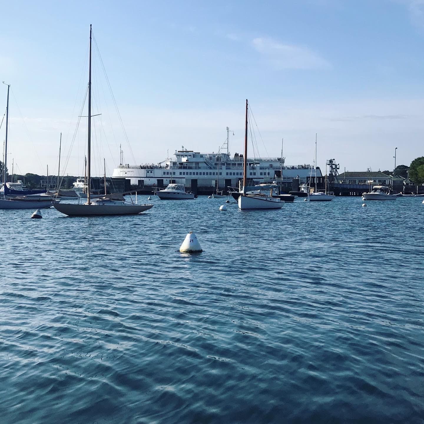 Ferry to Vineyard Haven port on Martha's Vineyard